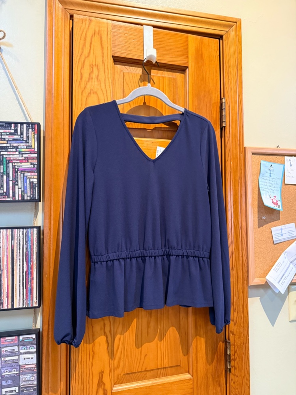 Bar IIII NAVY BLUE BLOUSE